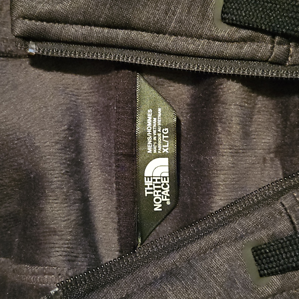 Men's North Face Gray Hooded Jacket XL - Picture 2 of 3